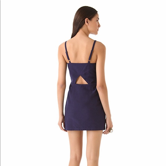 Finders Keepers Across Roads Dress in blue - Picture 2 of 4